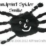 handprint spider smilie