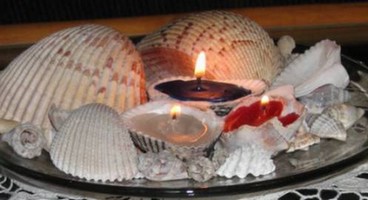 seashell tea candles