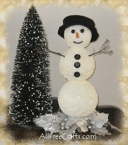 shimmering snowman