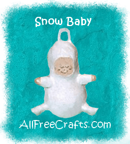 snow baby light bulb