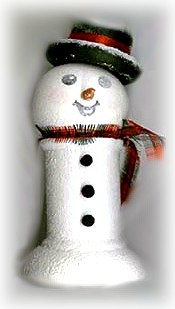 spool snowman