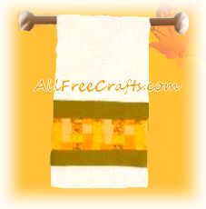 autumn hand towel