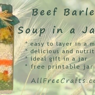 beef barley soup in a jar mix