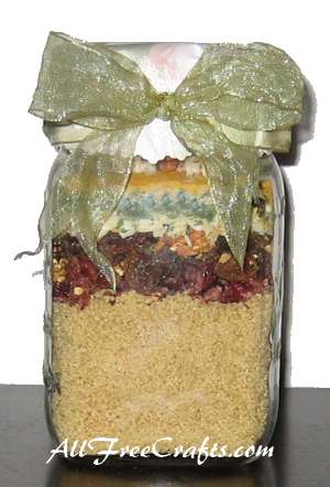 cranberry nut couscous jar mix