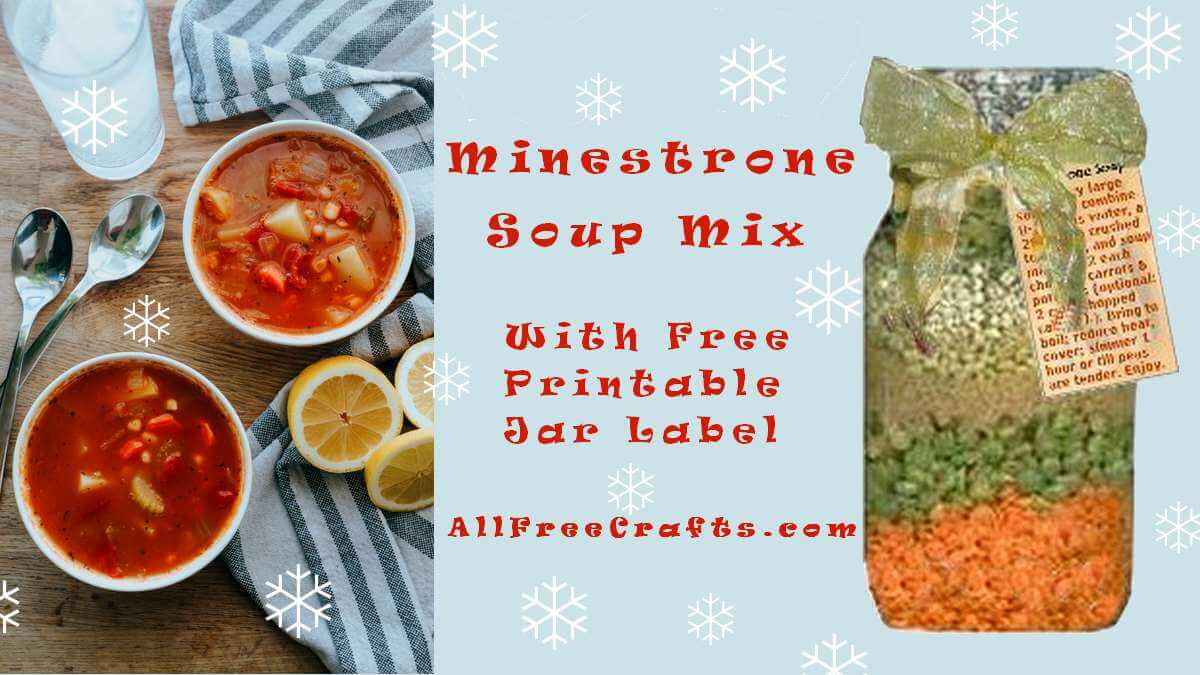 Minestrone Soup Gift Mix in a Jar Recipe 