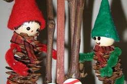 pine cone elves