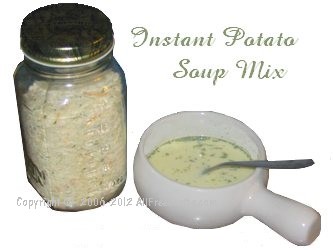 instant potato soup in a jar