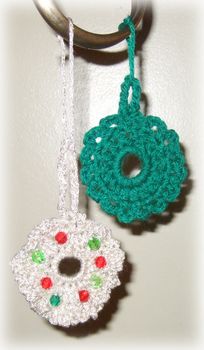 Mini Crochet Wreaths