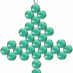 beaded Christmas tree pattern