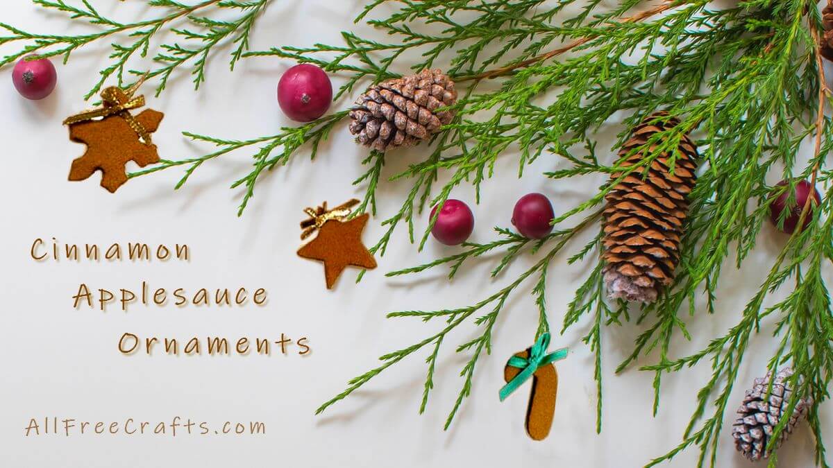 cinnamon applesauce ornaments banner