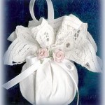 doily wrapped ornament