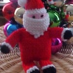 knitted santa pattern