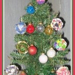 glass ball ornaments on tree