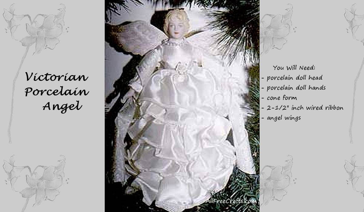 victorian porcelain angel craft