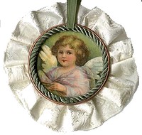 angel juice lid ornament