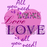 all you need is love graphic