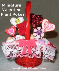 Valentine plant pokes