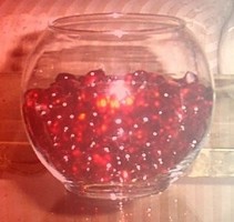 red bowl candle