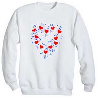 heart motif shirt