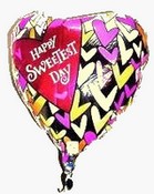 happy sweetest day balloon