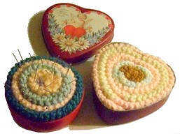 heart shaped pincushion