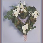 styrofoam heart wreath
