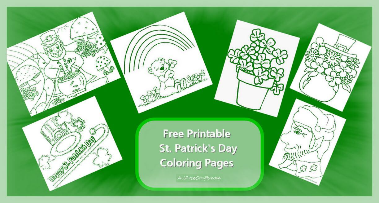 Free Printable Coloring Pages for St. Patrick's Day St Patrick's Day