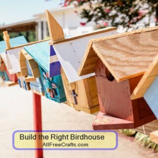 build the right birdhouse