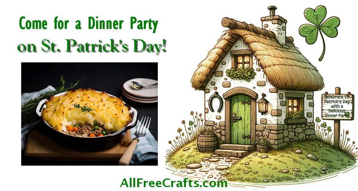 come for a st patrick's day dinner party