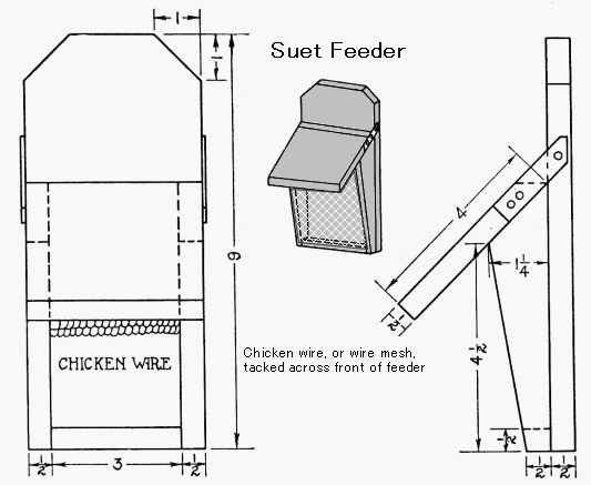 suet feeder wood cutting plan