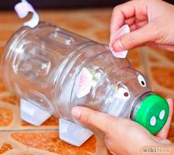 money bank pig bottle