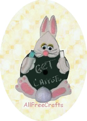 Recycled CD Bunny