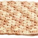 fishscale crocheted dishcloth