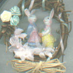 miniature Easter wreath