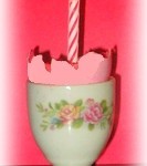 eggshell birthday candle