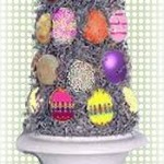 Easter egg topiary