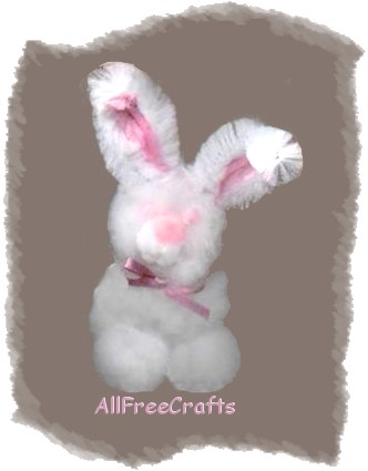 fluffy pompom bunny