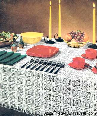 san fernando crochet tablecloth