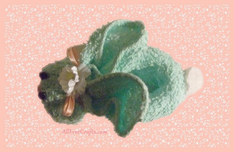 How to Make a Washcloth Bunny or Boo Boo Bunny