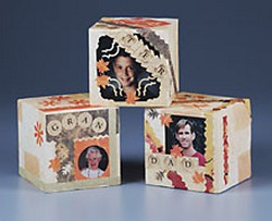 Styrofoam Photo Cubes