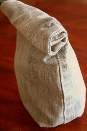 denim lunch bag pattern