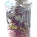 layered button jar