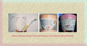 mosaic pots and vases