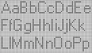 block letter chart A to P
