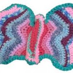 crocheted holocaust butterfly