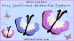 quick crocheted butterfly pattern