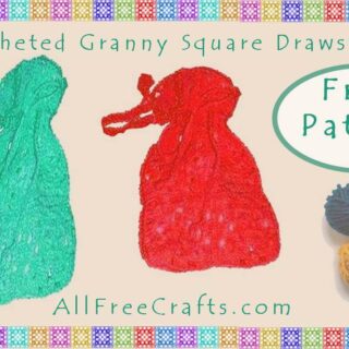basic crochet granny square bag pattern