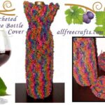 crocheted wine bottle cover pattern