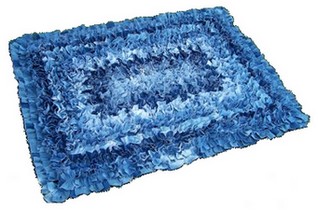 recycled denim rug