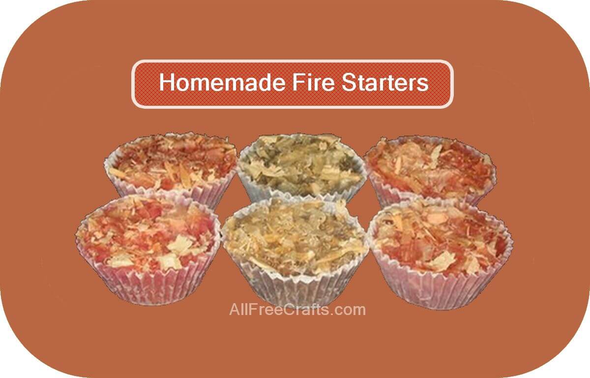 Homemade Wax Fire Starters